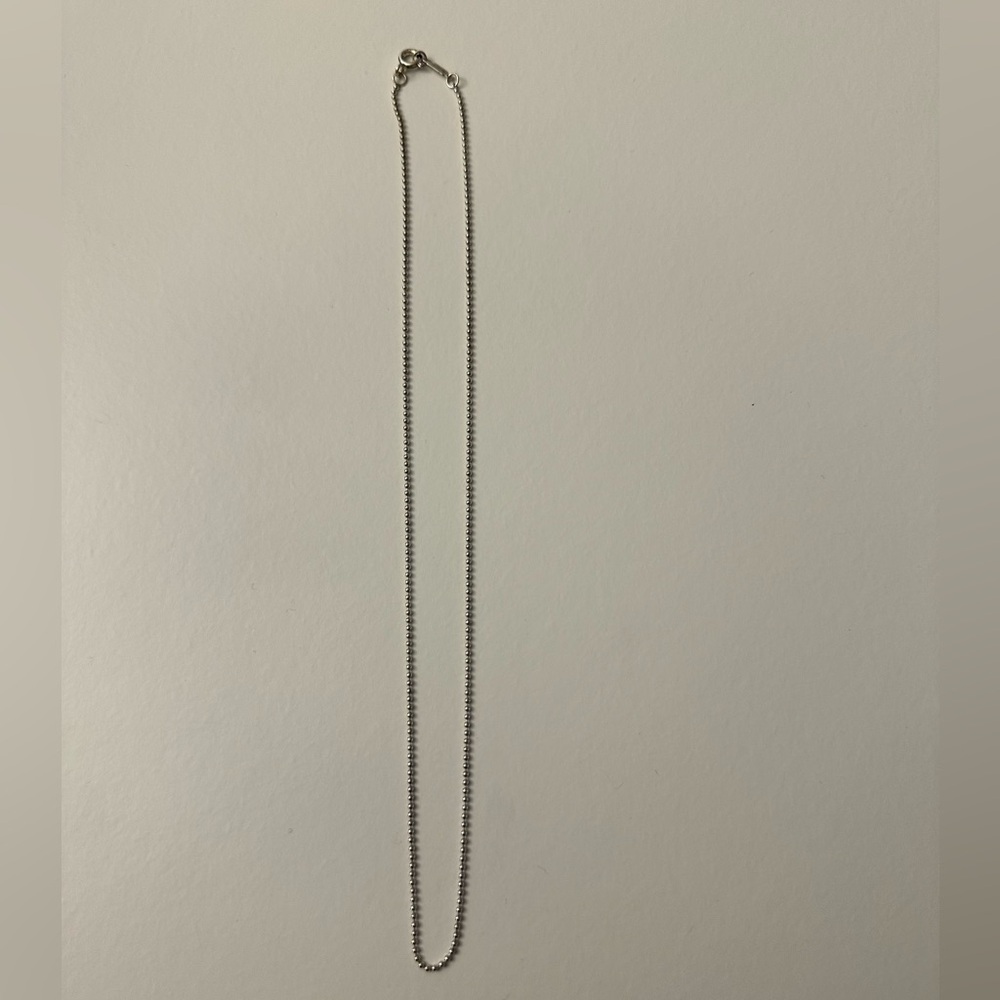 Tiffany & Co Silver Bead Chain